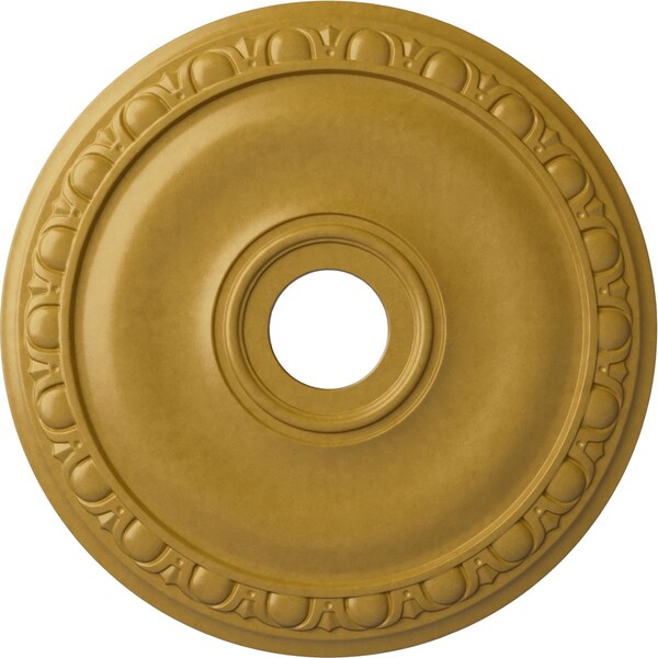 Ekena Millwork Jackson Ceiling Medallion (Fits Canopies up to 5 1/8"), 20"OD x 3 5/8"ID x 1"P, Iridescent Gold CM20JAIGS - main